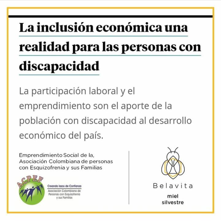 La inclusión económica una realidad para las personas con discapacidad