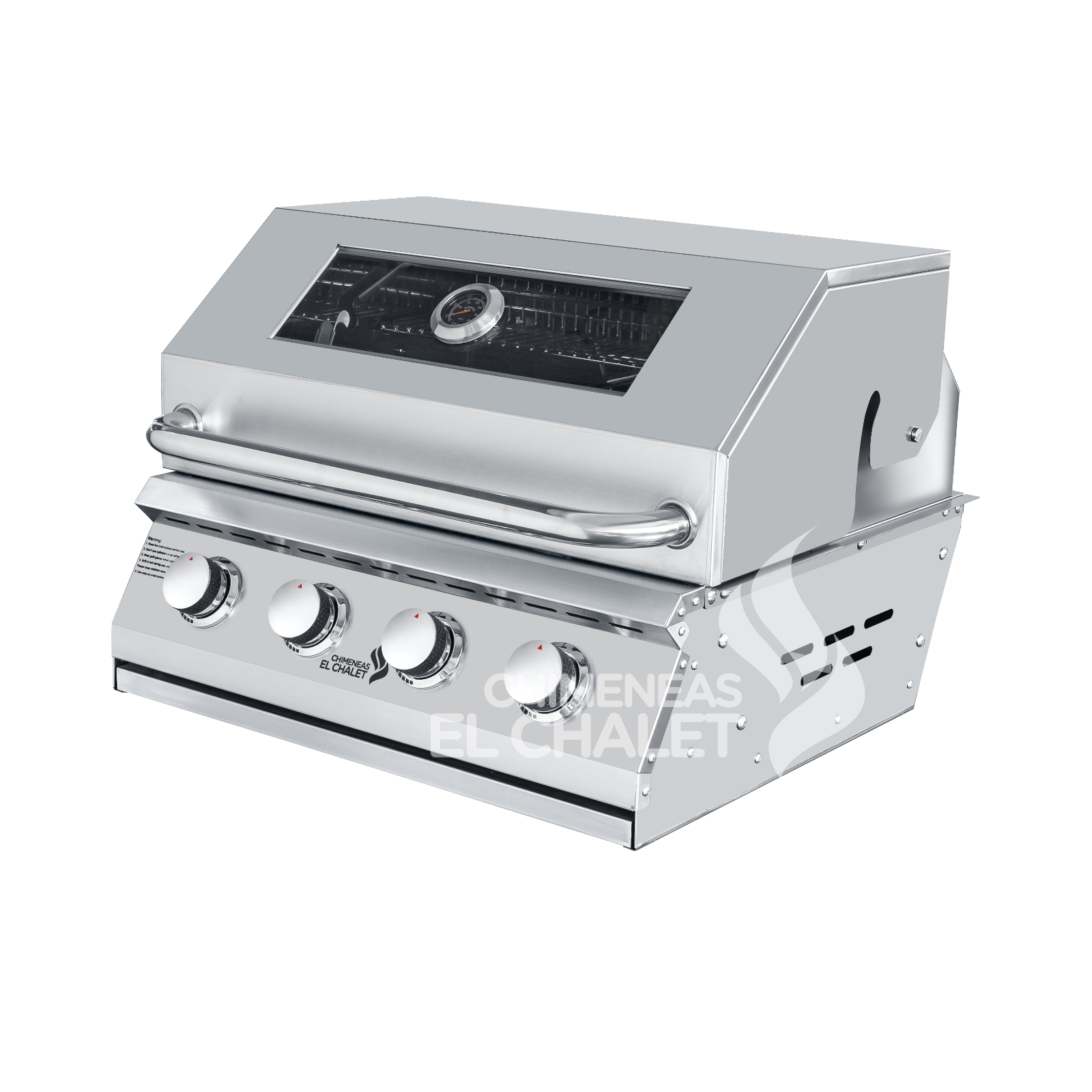 asador bbq de empotrar 70