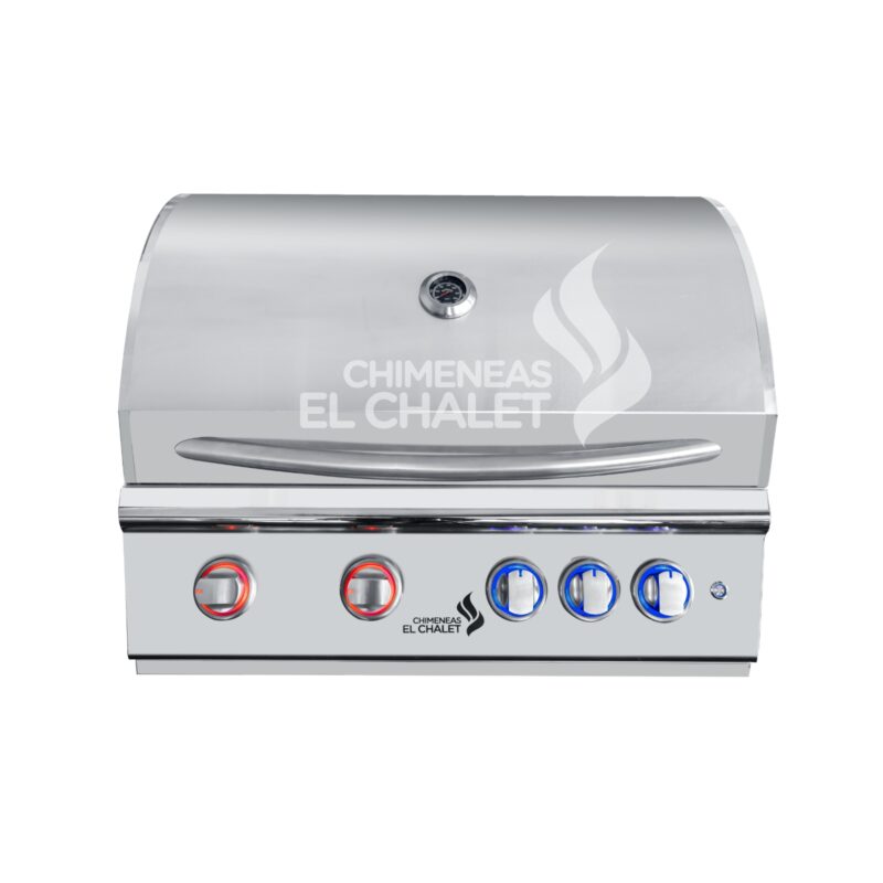 asador bbq de empotrar deluxe 304