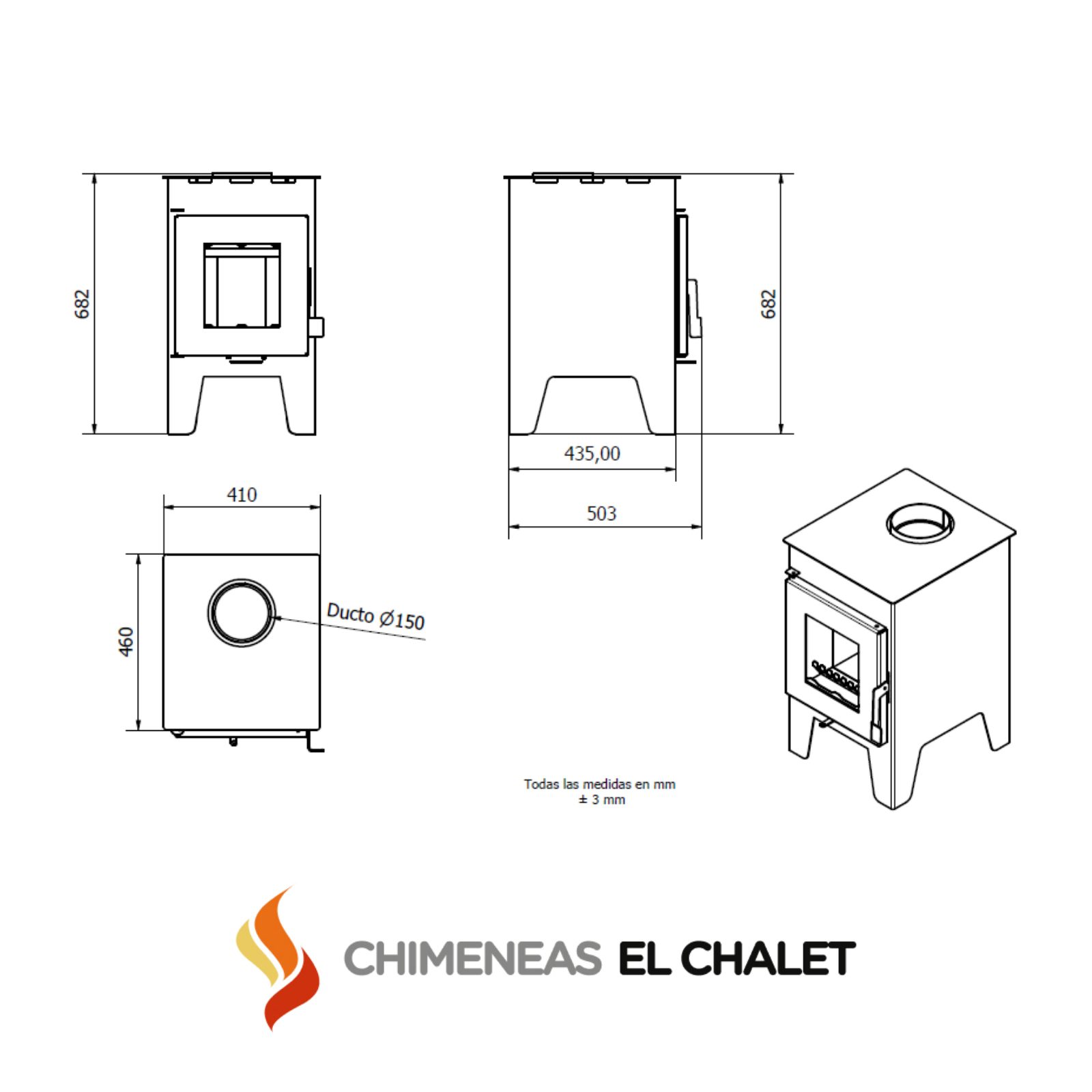 lignum glamping & kit de instalación