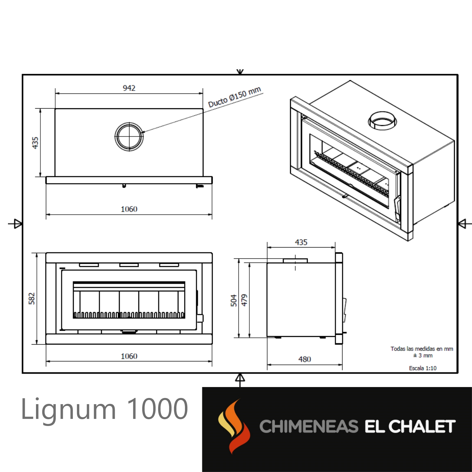 9.1 lignum 1000 & kit de instalación